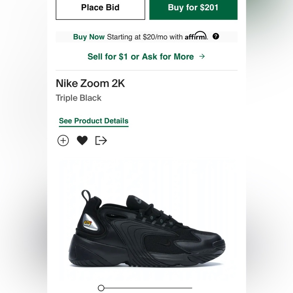 Nike Air Zoom 2K Trainer Sneakers